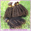 2015 Haute Qualité Afro Kinky Cheveux Bouclés 100% Naturel Vierge Cheveux Extensions